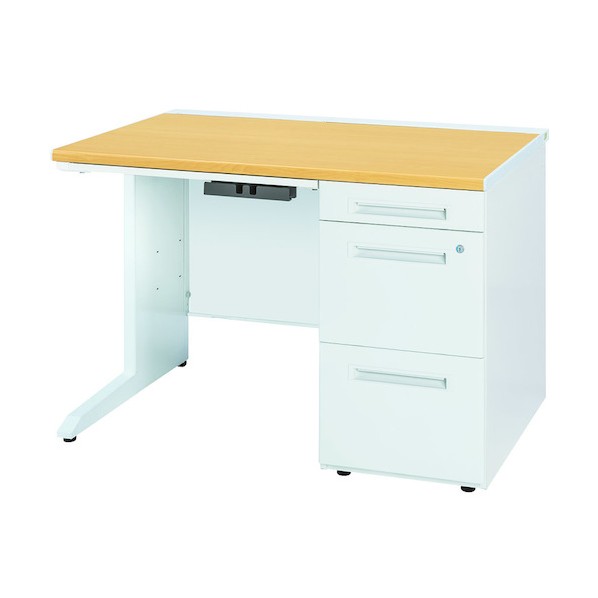 ※法人専用品※トヨ仕掛ける 片袖勉強机 50XBH-117ARPW ペールアルダー 白いこと 50XBH-117ARPW 1点 オフィス家具-オフィスデスク・テーブル-オフィスデスク