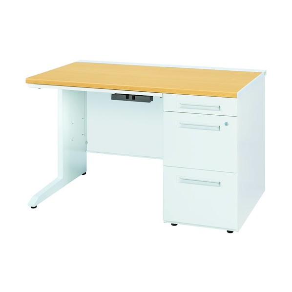 ※法人専用品※トヨ仕掛ける 片袖勉強机 50XBH-127ARPW ペールアルダー 白いこと 50XBH-127ARPW 1点 インテリア・寝具・収納-オフィスデスク-オフィスデスク・テーブル