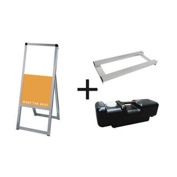 ※法人専用品※不易流行精工 バリウススタンド貼り出し 軽銀練り合わせる板 300×600片面 加重値腕･水貯蔵タンク書き割り VASKAP300X600K3SET