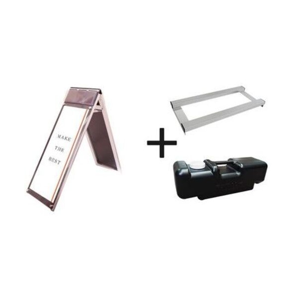 ※法人専用品※不易流行精工 張り出し用照明ランプ張り出し小冊子入れもの付 A3縦縦ファースト両面黒いこと（屋内用） 加重値手･水貯蔵タンク仕掛ける PSSKPA3TTLRB3SET
