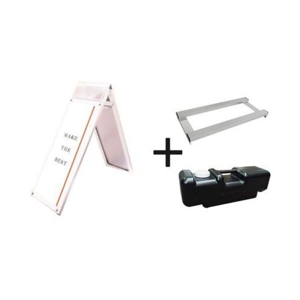 ※法人専用品※不易流行精工 張り出し用照明ランプ張り出し小冊子入れもの付 A3縦縦ファースト両面白いこと（屋内用） 加重値手･水貯蔵タンク仕掛ける PSSKPA3TTLRW3SET
