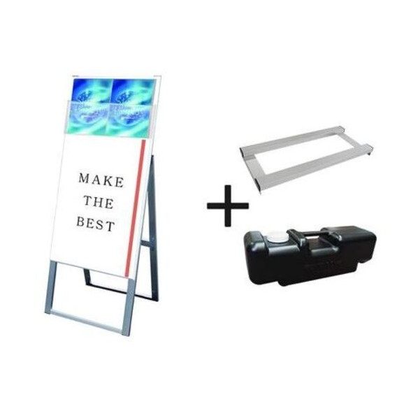 ※法人専用品※不易流行精工 カタログケーススタンド貼り出し D印字機 B2片面 掛け目手･水貯蔵タンク仕掛ける KCSKDB2K3SET