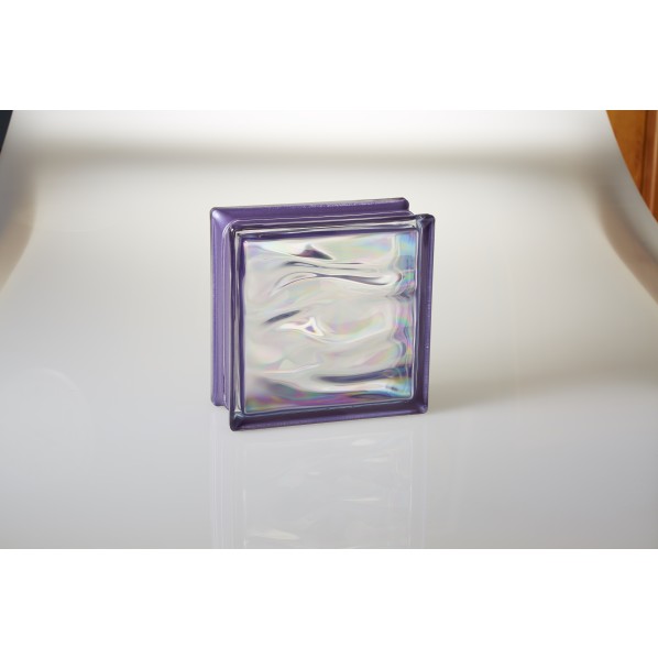 MarvelEX LUMINO GLASS 硝子立ちはだかる グラデーションつづき物 グラデーションウェービーアメジスト 1書き割り 80mm×190mm×190粍 アメジスト GR/ULTRA VIOLET-30 30個