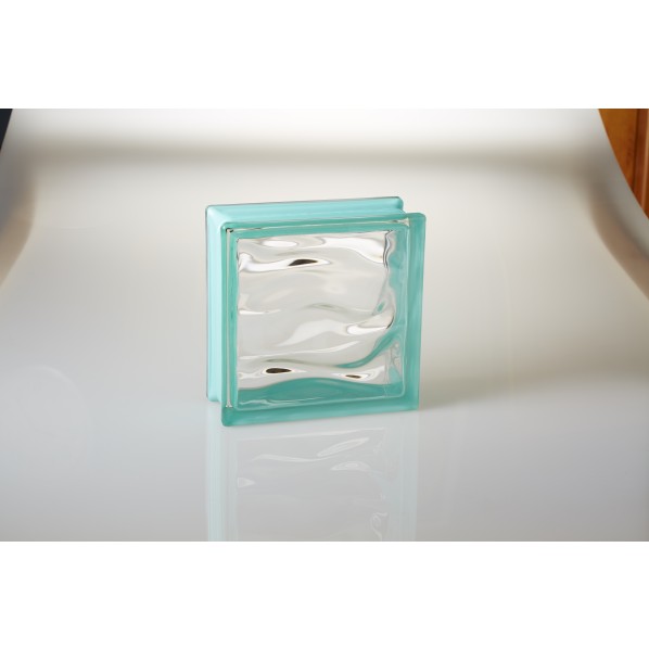 MarvelEX LUMINO GLASS ガラスブロック ウェービーアイランドシリーズ ウェービーアイランドカリブ 1セット 80mm×190mm×190mm カリブ WI/CARIBE-20 20個