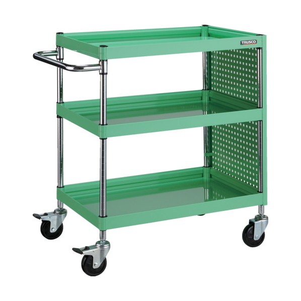 トラスコ ファルコンワゴン 750X500 パネル付 YG色 FAW-973P-YG 1