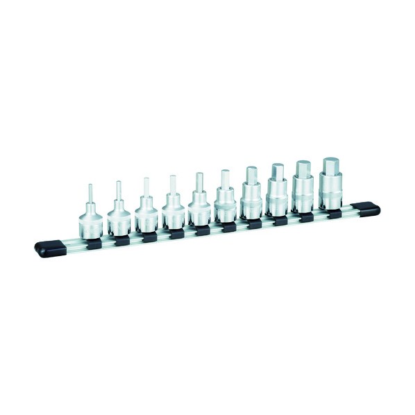 トネ ヘキサゴンソケットセット(インチホルダー付)10pcs HHB410 1