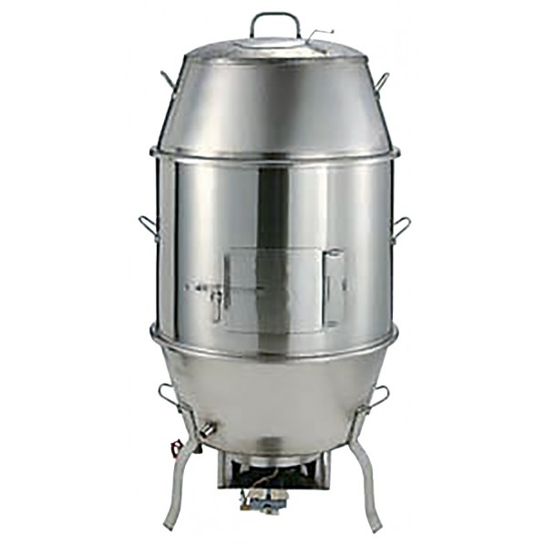 カンダ 香港製チャーシュー釜 441014-01 内径×外寸×高さmm:φ450×550×H1130 441014-01 1個