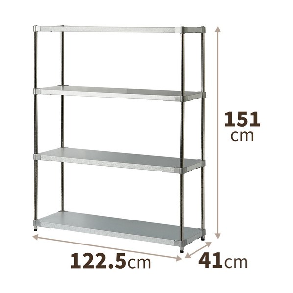 ※法人専用品※天馬 オープンラック4段 GR40-120150 811001178 0|DIY FACTORY ONLINE SHOP