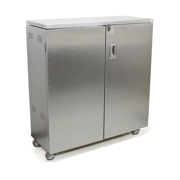 テラオカ ステンレス鋼一斗缶蔵入り庫 1055X450X1150粍 10-1305-70 1個