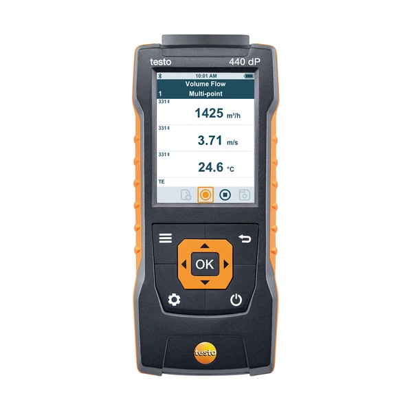 テストー testo 440 dP マルチ環境計測器/本体のみ/差圧センサ内蔵 154X65X32mm 0560 4402 1台