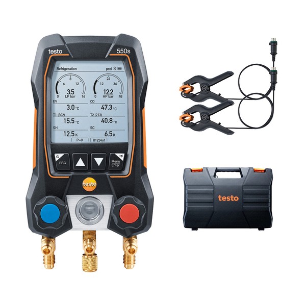 テストー デジタルマニホールド testo550s 第一義的仕掛ける 0564 5501 55 1点