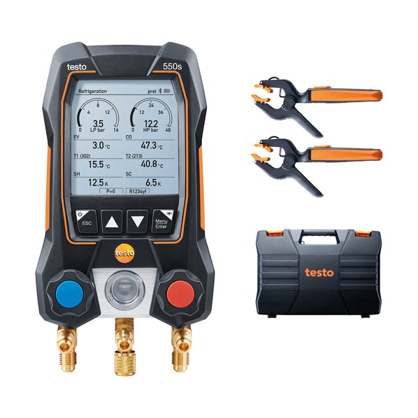 テストー デジタルマニホールド testo550s セット 0564 5502 55 1点