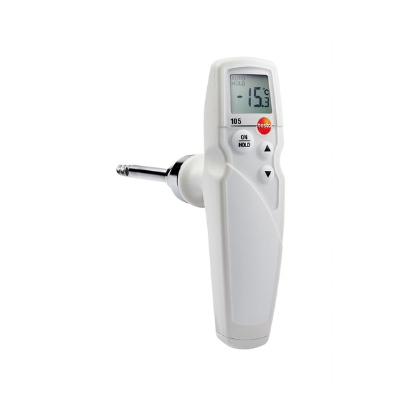 テストー 食品用中心温度計 testo 105 温度計 冷凍食品用プローブ付き 0563 1054 1台