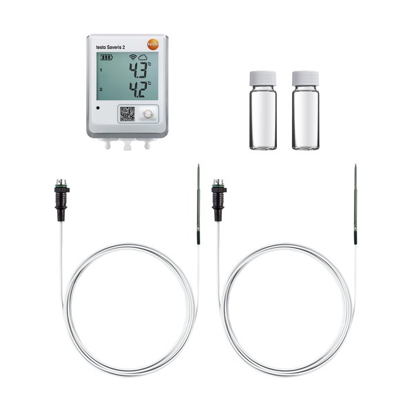 テストー 価値付ける腕っこき佩び物 testo Saveris2-T2 電気冷蔵庫仕掛ける 0572 2103 1台