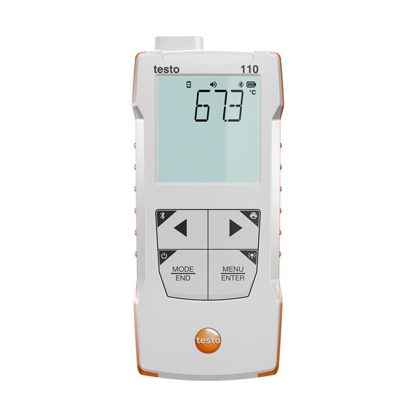 ※法人専用品※テストー 温度計 testo 110 Food 白・オレンジ 0563 0111 1台｜DIY FACTORY ONLINE SHOP