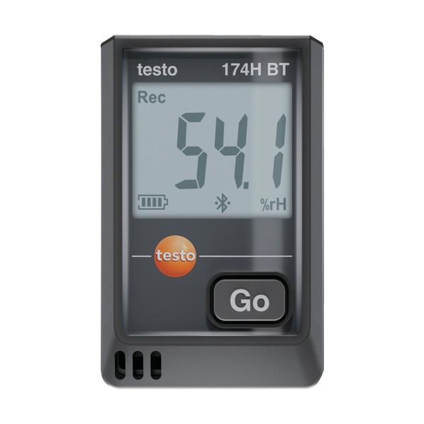 温湿度データロガー（Bluetooth） testo 174H BT（黒） 0572 1743 02 1台