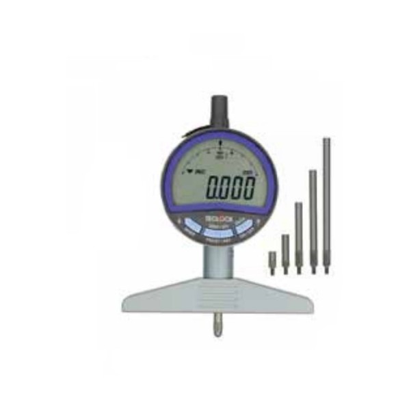 テクロック デジタルデプスゲージ(最小表示量0.001mm Φ3.2鋼球測定子タイプ)（受注生産品） 375g DMD-2150A 1台 44,785円