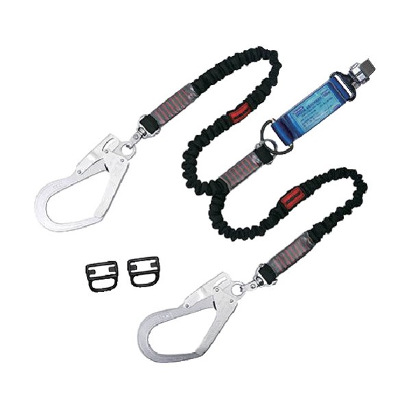 藤井電工 ハーネス用ランヤード THL-TRNV93SV-33-130KG-2R23-BP 1本