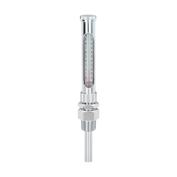 2重管温度計直型（0～＋100℃） TA408KA-75C 1個