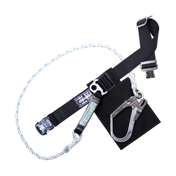 藤井電工 胴ベルト型安全帯 ナイロンロープ 黒 TB-LSA-OT590ーBLK-L-JAN-BP 1本｜DIY FACTORY ONLINE SHOP
