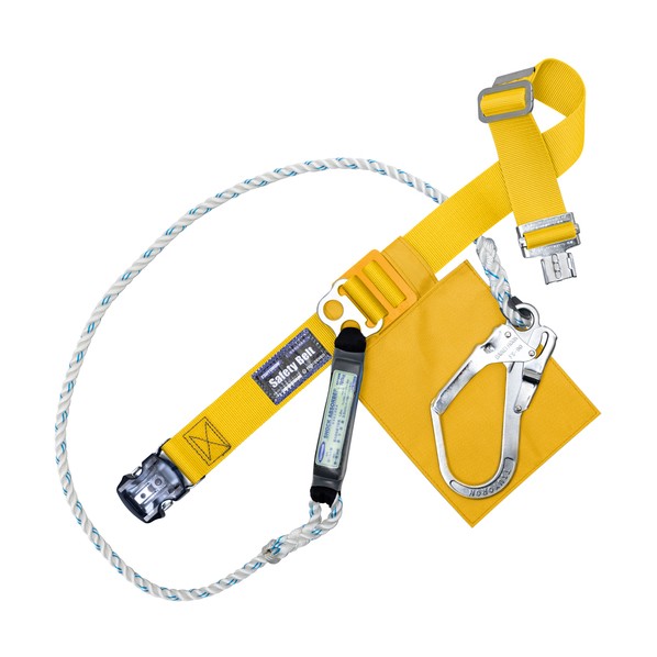 藤井電工 胴ベルト型安全帯 ナイロンロープ 黄 TB-LSA-OT590ーY-L-JAN-BP 1本