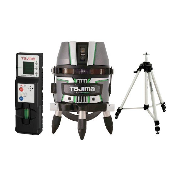TJMデザイン レーザー墨出器 ZEROGREEN KJY 受光器・三脚セット ZEROG2-KJYSET 1セット|DIY FACTORY ONLINE SHOP