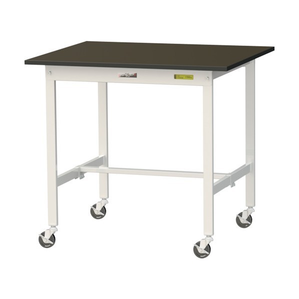 ※法人専用品※山金工業 実験用ラボテーブル 移動式 SLMC-975-BRW 1台|DIY FACTORY ONLINE SHOP