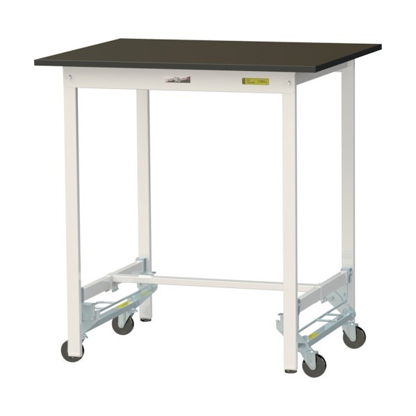※法人専用品※山金工業 実験用ラボテーブル ワンタッチ移動タイプ SLMUH-975-BRW 1台|DIY FACTORY ONLINE SHOP