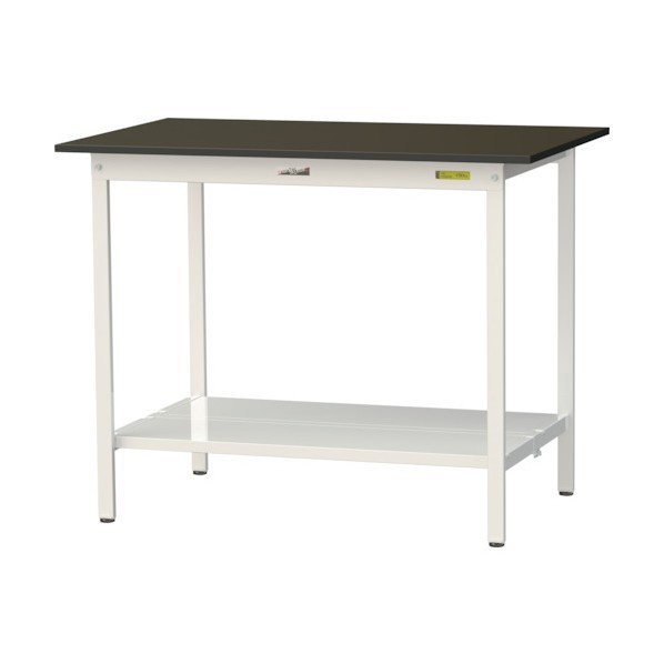 ※法人専用品※山金工業 実験用ラボテーブル 固定式 SLM-1275TT-BRW 1台