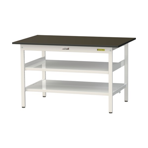 ※法人専用品※山金工業 実験用ラボテーブル 固定式 SLM-1275TTF-BRW 1台