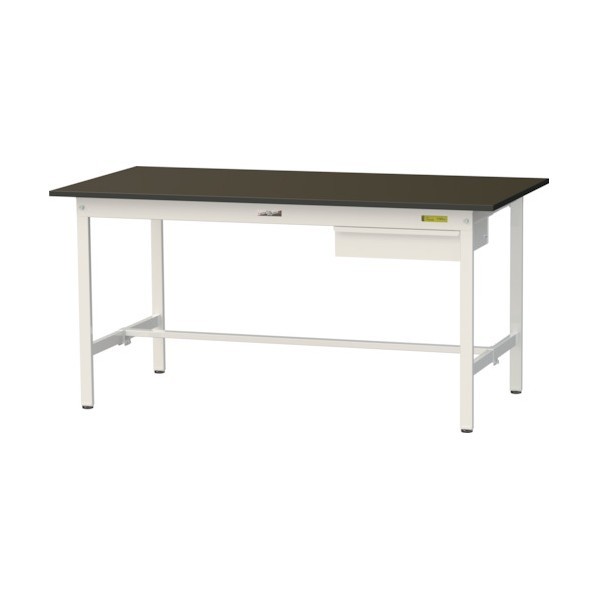 ※法人専用品※山金工業 実験用ラボテーブル 固定式 キャビネット付 SLM-1575U-BRW 1台