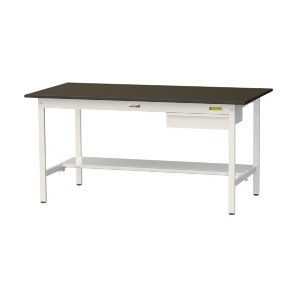 ※法人専用品※山金工業 実験用ラボテーブル 固定式 キャビネット付 SLM-1575UT-BRW 1台｜DIY FACTORY ONLINE SHOP