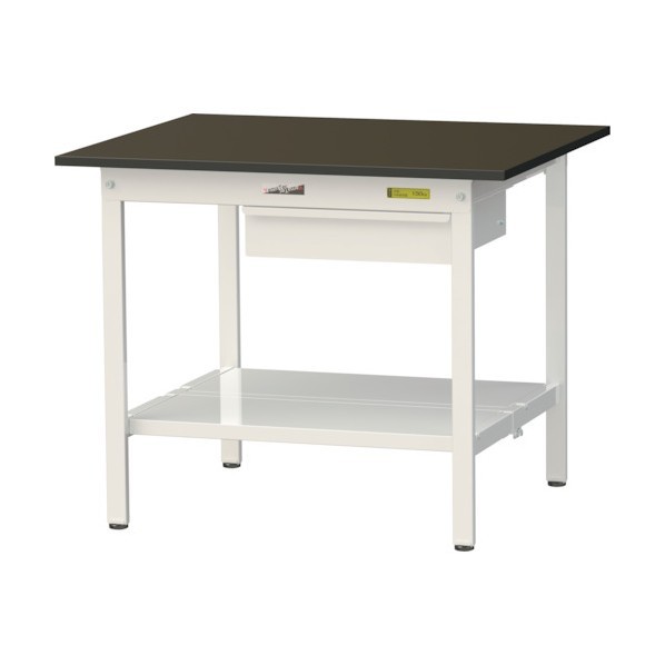 ※法人専用品※山金工業 実験用ラボテーブル 固定式 キャビネット付 SLM-975UTT-BRW 1台
