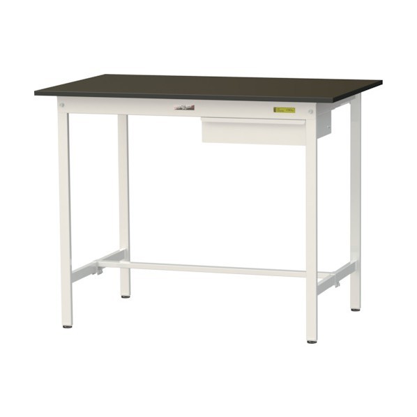 ※法人専用品※山金工業 実験用ラボテーブル 固定式 キャビネット付 SLMH-1275U-BRW 1台｜DIY FACTORY ONLINE SHOP