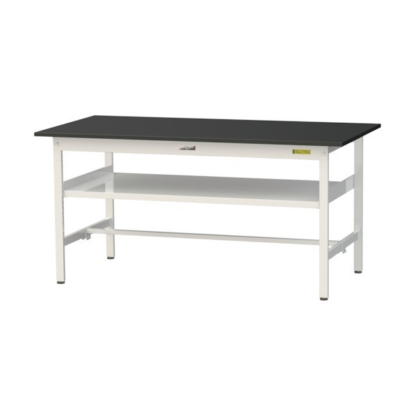 山金工業 実験用ラボテーブル 固定式 SLK-1575F-BKW 1台