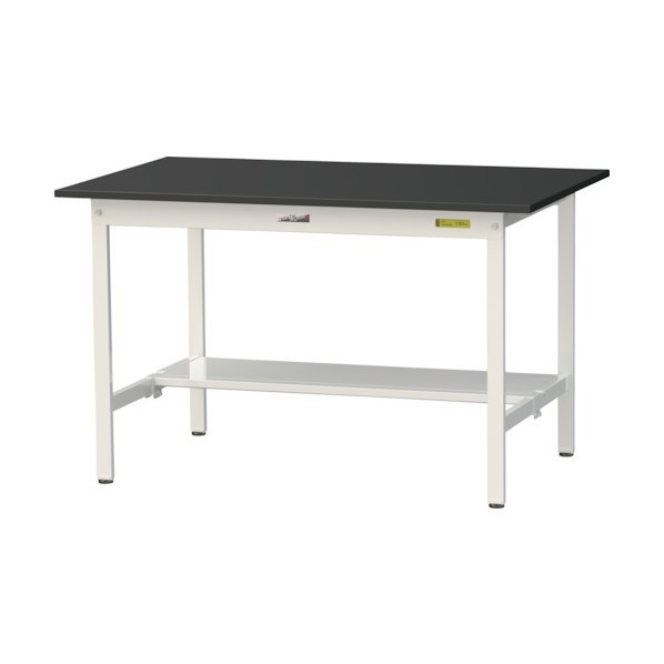 ※法人専用品※山金工業 実験用ラボテーブル 固定式 SLK-1275T-BKW 1台|DIY FACTORY ONLINE SHOP