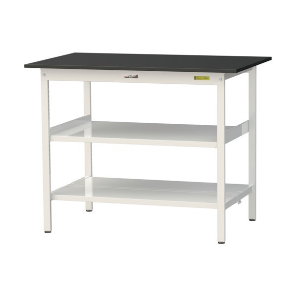※法人専用品※山金工業 実験用ラボテーブル 固定式 SLKH-1275TTF-BKW 1台｜DIY FACTORY ONLINE SHOP