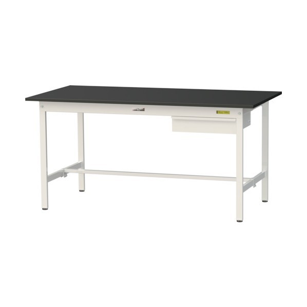 ※法人専用品※山金工業 実験用ラボテーブル 固定式 キャビネット付 SLK-1575U-BKW 1台