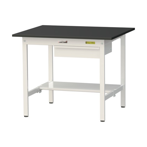 ※法人専用品※山金工業 実験用ラボテーブル 固定式 キャビネット付 SLK-975UT-BKW 1台