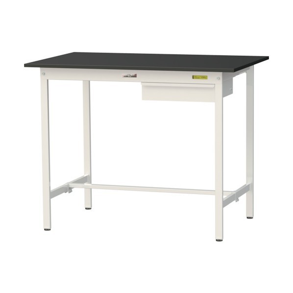 ※法人専用品※山金工業 実験用ラボテーブル 固定式 キャビネット付 SLKH-1275U-BKW 1台|DIY FACTORY ONLINE SHOP