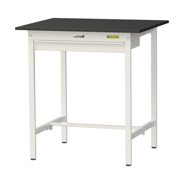 ※法人専用品※山金工業 実験用ラボテーブル 固定式 ワイド引出し付 SLKH-975W-BKW 1台｜DIY FACTORY ONLINE SHOP