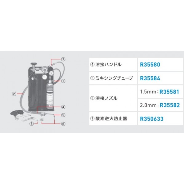アサダ(ASADA) 溶接ハンドル R35580 1点|DIY FACTORY ONLINE SHOP