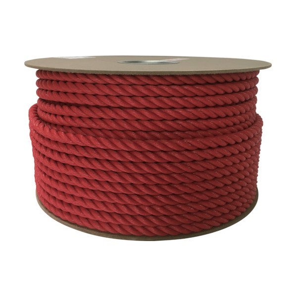 ユタカメイク ポリエチレンロープドラム巻１２ｍｍ&times;１００ｍレッド 345 x 345 x 180 mm PRE-61 1｜DIY FACTORY ONLINE SHOP 9,617円