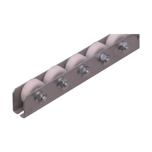 ※法人専用品※太陽工業 小径樹脂ホイールコンベヤ 25φX巾7mmXP35X機長1500mm TWM2607JLP351500L 1点|DIY FACTORY ONLINE SHOP