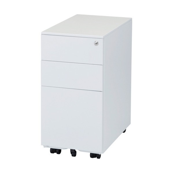 ※法人専用品※トラスコ スリムワゴン 300X500X600 ホワイト TSW356-W 1点｜DIY FACTORY ONLINE SHOP