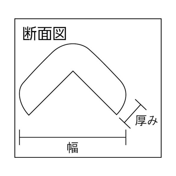 トラスコ(TRUSCO) 楽になること座蒲団L字型大10本入り口・入口黒いこと 952 x 165 x 135 粍 T10AC-08 1本 ジャバラマット・コーナーガード-安全・保護用品-花・ガーデン・DIY