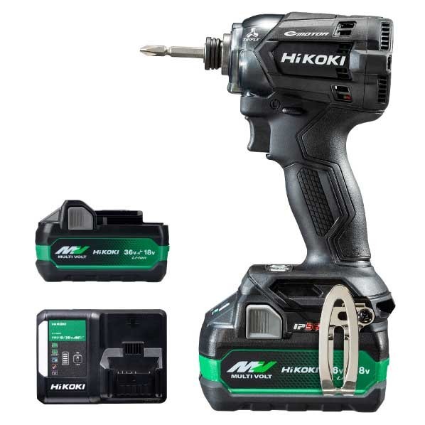HiKOKI(ハイコーキ) 18V 申し受ける式 差しひびき１番ウッド フルセット(独居室2個･申し受ける器付) ストロングブラック WH18DC (2XPBZ) 1台
