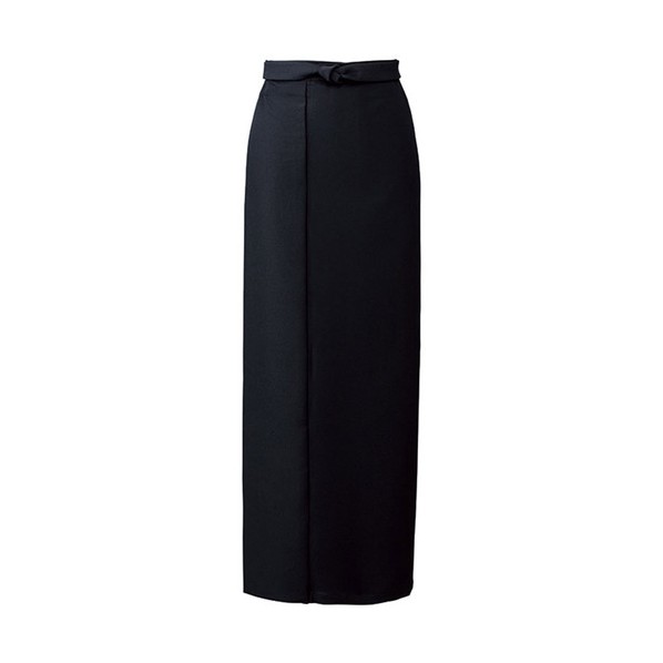 二部式きもの（下） 茶衣着 スカート 和服 ユニフォーム ブラック M OD221-M｜DIY FACTORY ONLINE SHOP