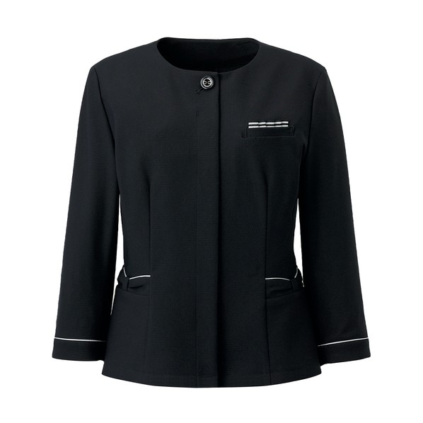 事務服 オーバーブラウス 七分袖 レディース 制服 ネイビー 05 05 ネイビー GOBL-2505-K3-05