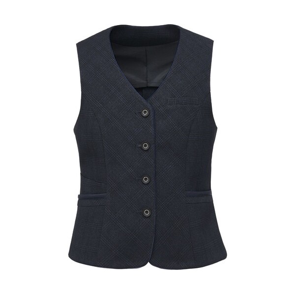 グレンチェックベストネイビー系23 GVEL-2168-K5-23｜DIY FACTORY ONLINE SHOP